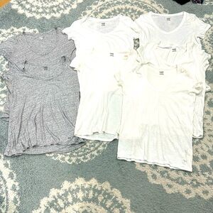 Victoria’s Secret pink collection V neck cotton perfect tee bundle NWT S